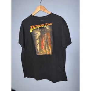 Indiana Jones Temple of Doom Movie Black T‎ Shirt XL